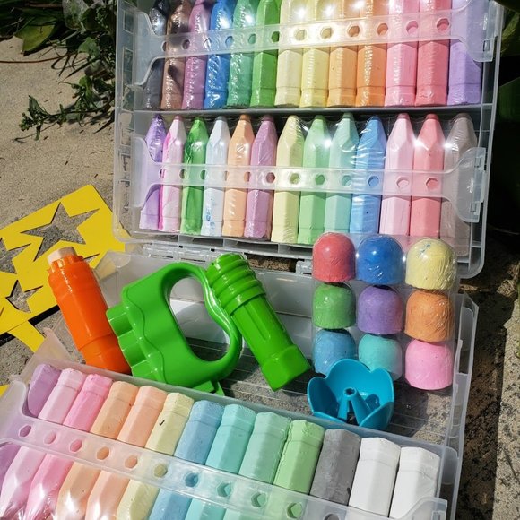 NEW 80 Piece Sidewalk Chalk Toddler Arts  Crafts Art Easter Basket Gift Spring - Picture 8 of 16